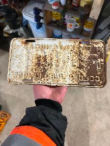 1955 Saskatchewan license plate - Photo 2