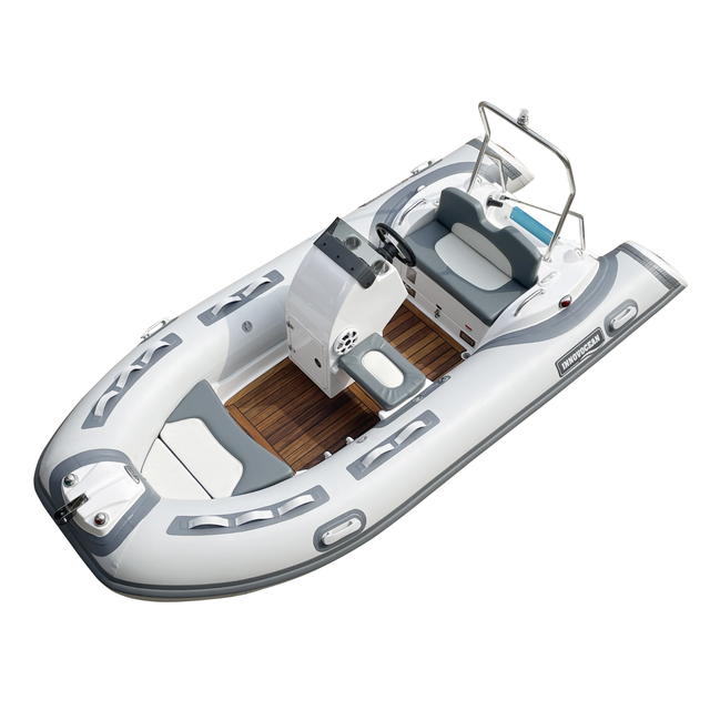 13 ft Luxurywith fiberglass RIB boat with Canopy 50HP motor