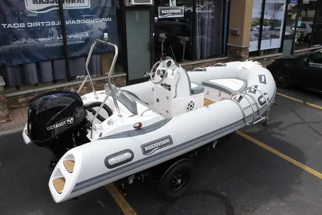 13 ft Luxury Inflatable Boat with canopy 50 HP motor Summer Deal - Photo 9