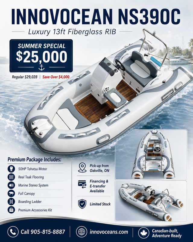 13FT Premium Boat   Motor Package  full package only $26000