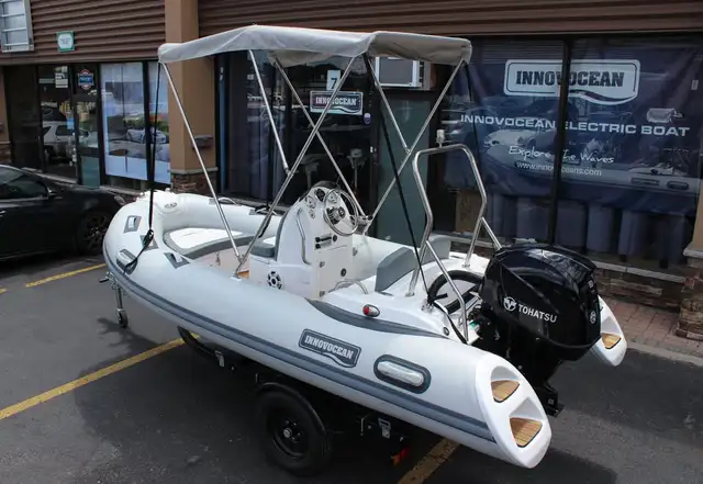 NS390C Fiberglass RIB  Luxury Boat 50HP Motor Canopy - Photo 7