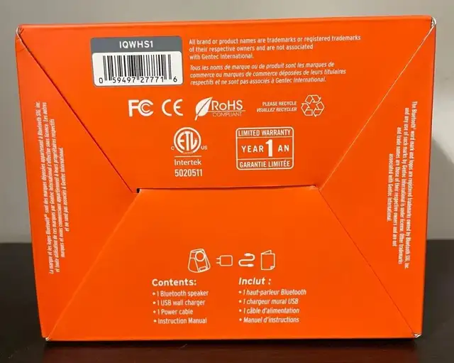 iQ Wave Bluetooth Home Speaker And Wireless Charger. - Photo 5