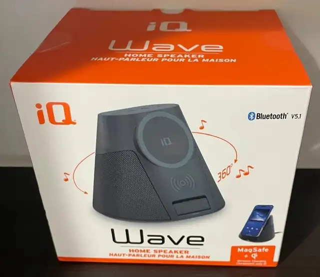 iQ Wave Bluetooth Home Speaker And Wireless Charger. - Photo 7