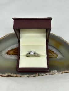 Vintage  Filigree Diamond Ring