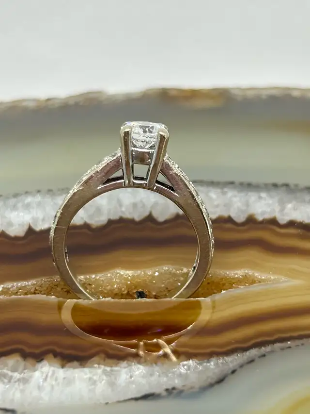 Vintage  Filigree Diamond Ring - Photo 6