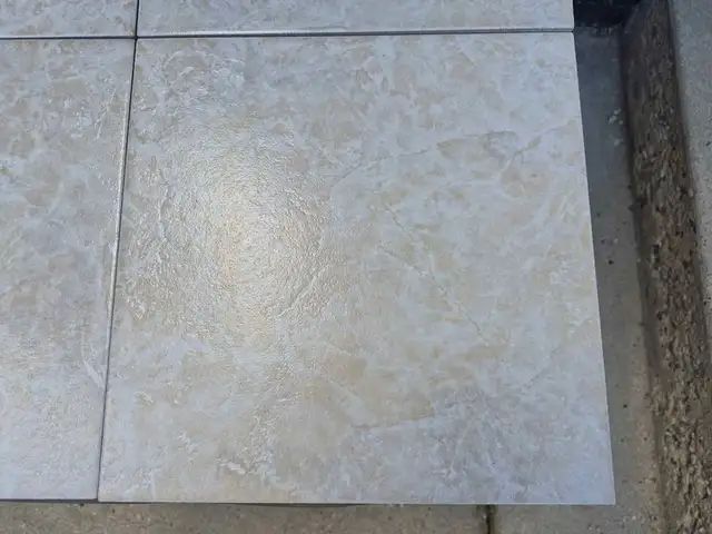 Over 500 sq ft New glossy Light Brown / Beige ceramic floor tile - Photo 2