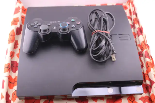 PlayStation 3 (PS3) Slim Console w/ 1  Controller (#43536)