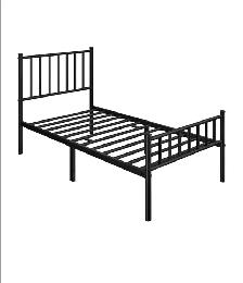 Black Metal Bed Frame | Heavy Duty Platform Bed