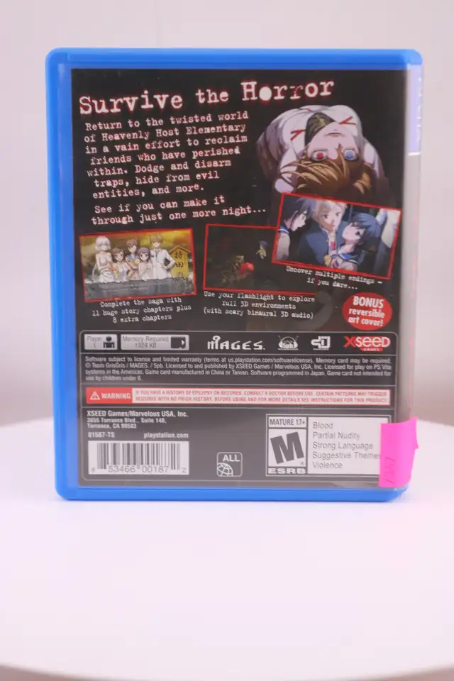 Corpse Party: Blood Drive - PS Vita - In Case (#7347) - Photo 5