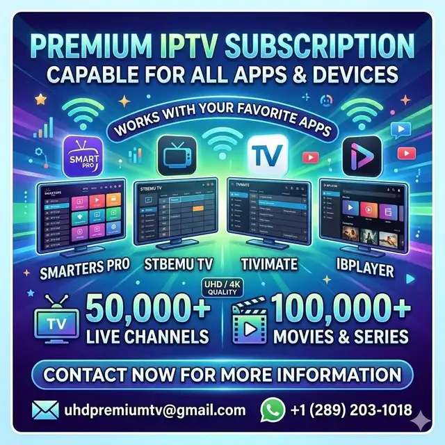 Premium TV subscription - Best 4K