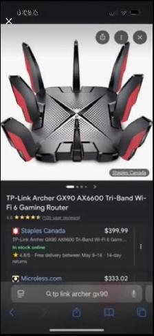 TP-Link Archer GX90 AX6600 Tri-Band Wi-Fi 6 Gaming Router