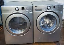 LG Front Loading washer / Dryer pair - Stackable, Working clean