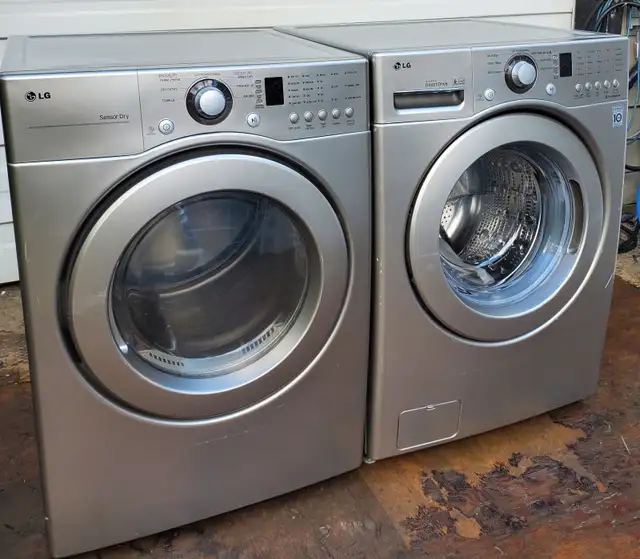 LG Front Loading washer / Dryer pair - Stackable, Working clean - Photo 2