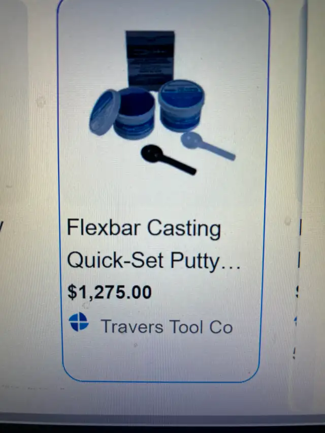 REPRORUBBER QUICK SETTING PUTTY BASE & CATALYST - Photo 4