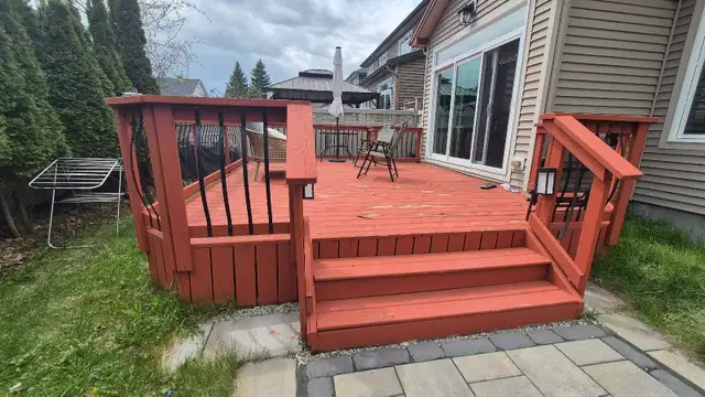Free wooden deck