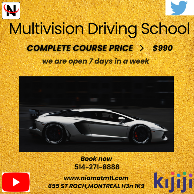 FULL CLASS-5,  SAAQ, CAR DRIVING COURSE , FROM  DRIVING SCHOOL - Photo 2