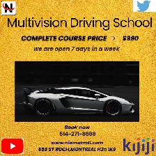 FULL CLASS-5,  SAAQ, CAR DRIVING COURSE , FROM  DRIVING SCHOOL - Photo 2