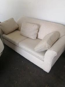 Pull out couch with three pillows