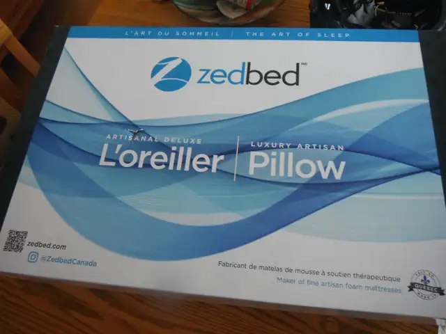 OREILLER  en mousse hybride , zedbed artisanal de luxe - Photo 7
