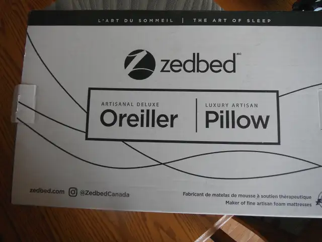 OREILLER  en mousse hybride , zedbed artisanal de luxe - Photo 9