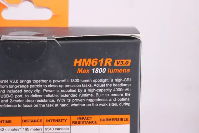 Brand New Fenix HM61R V3.0 rechargeable headlamp (#43521-1) - Photo 8