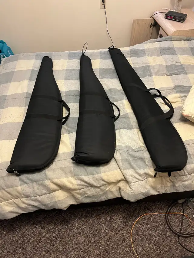 Three rifles