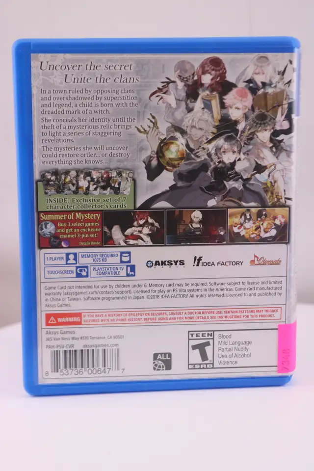 Psychedelica of the Ashen Hawk - PS Vita - In Case (#7348) - Photo 6