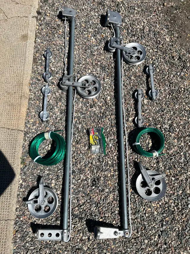2 vintage clothing lines and hardware
