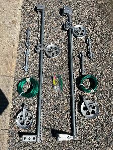 2 vintage clothing lines and hardware