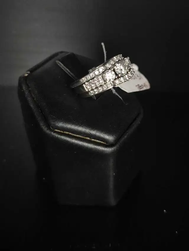 3PC 14k Wedding Ring Set (21340131) - Photo 2