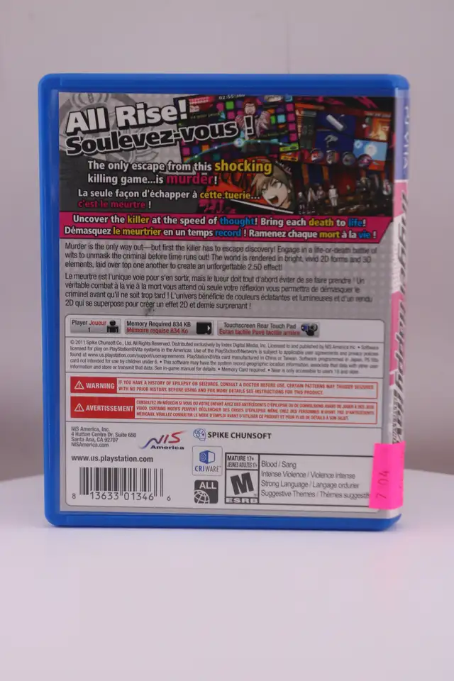 Danganronpa: Trigger Happy Havoc - PS Vita - In Case (#7304) - Photo 6