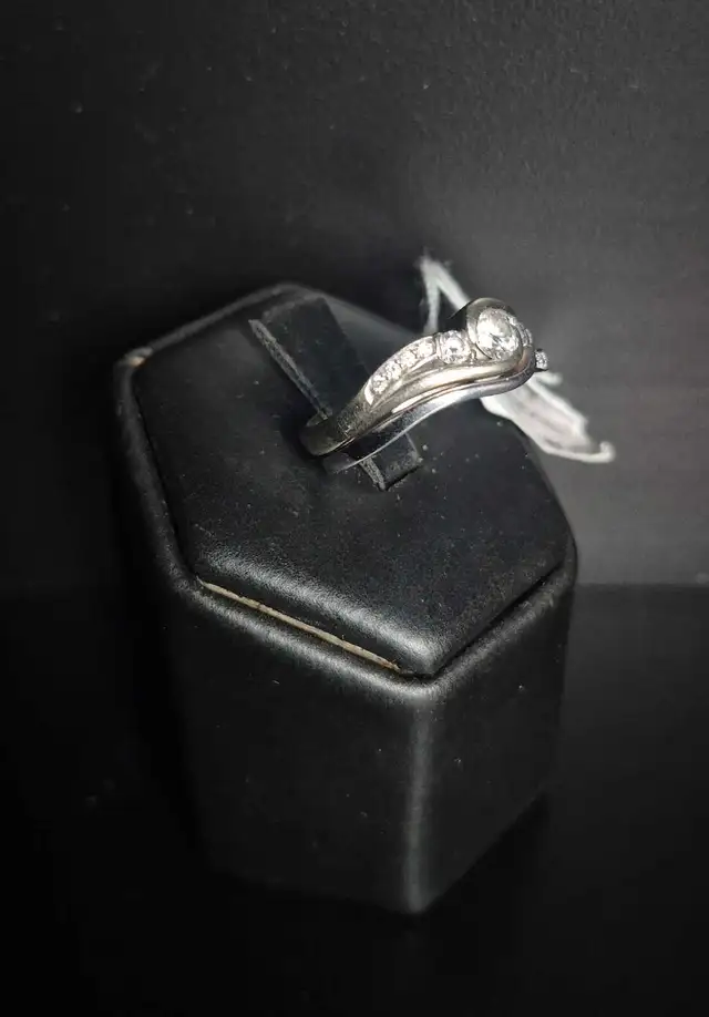 SZ 7.5 Ladies 14k Wedding Ring Set (27220062) - Photo 2