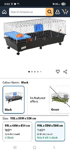 Selling my 47 inch bunny cage.