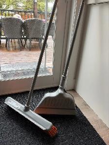 HDX Push Broom, Brush and Dust Pan Set
