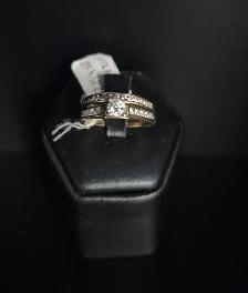 SZ 6 Ladies 10k Gold Ring Set (23294257)