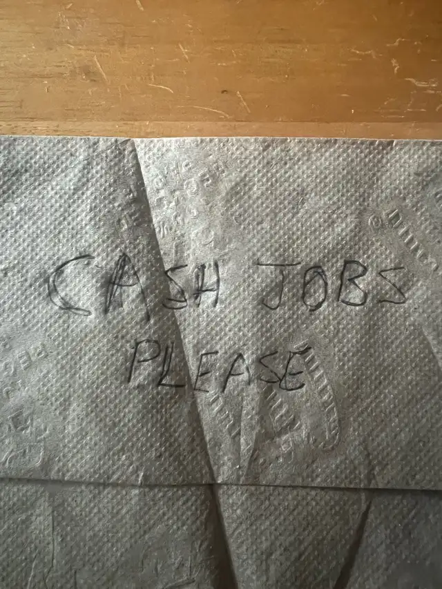Looking For Cash Job