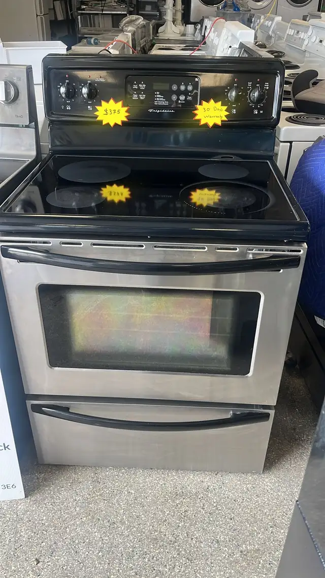 Frigidaire 30"Glass Top Stove Fully Tested 30-DayWarranty - Photo 2