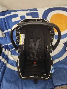 Car seat and Little likes trampoline