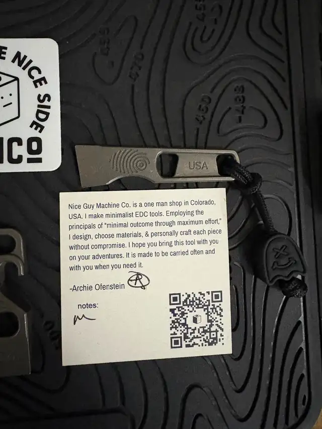 Nice guy machine co ,pieces and blank forces x urban edc pen - Photo 2