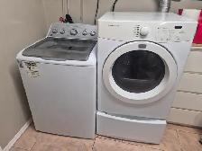 Newer top load High Efficiency washer & older dryer for sale