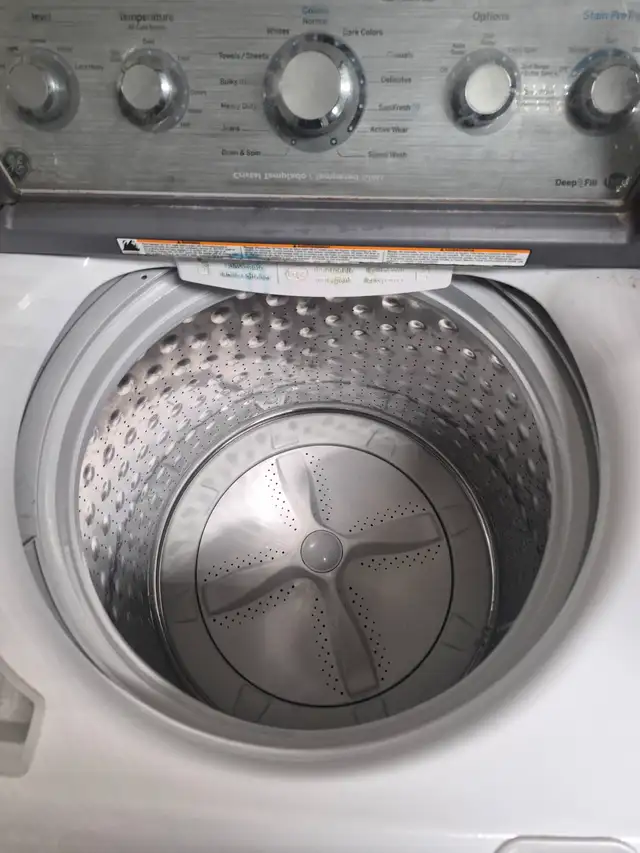 Newer top load High Efficiency washer & older dryer for sale - Photo 5