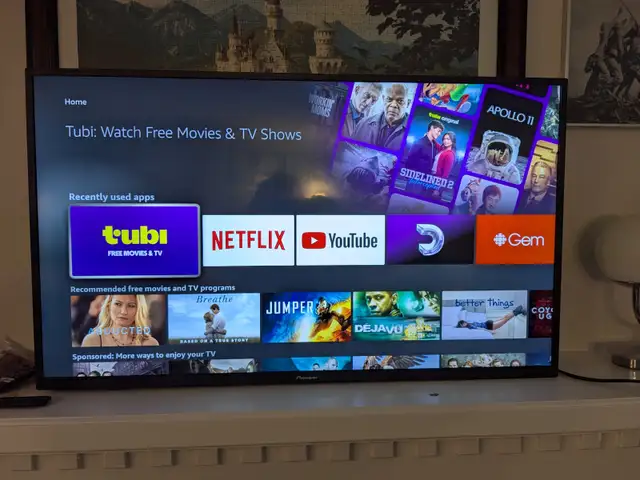 Pioneer - 43' LED 4K UHD Smart Fire TV with Wall Mount