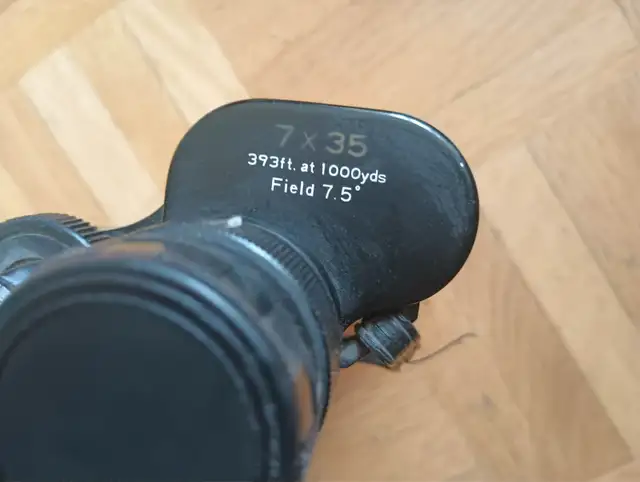 Vintage Skyline 7 X 35 Field 7.5 Binoculars With Leather Case - Photo 3