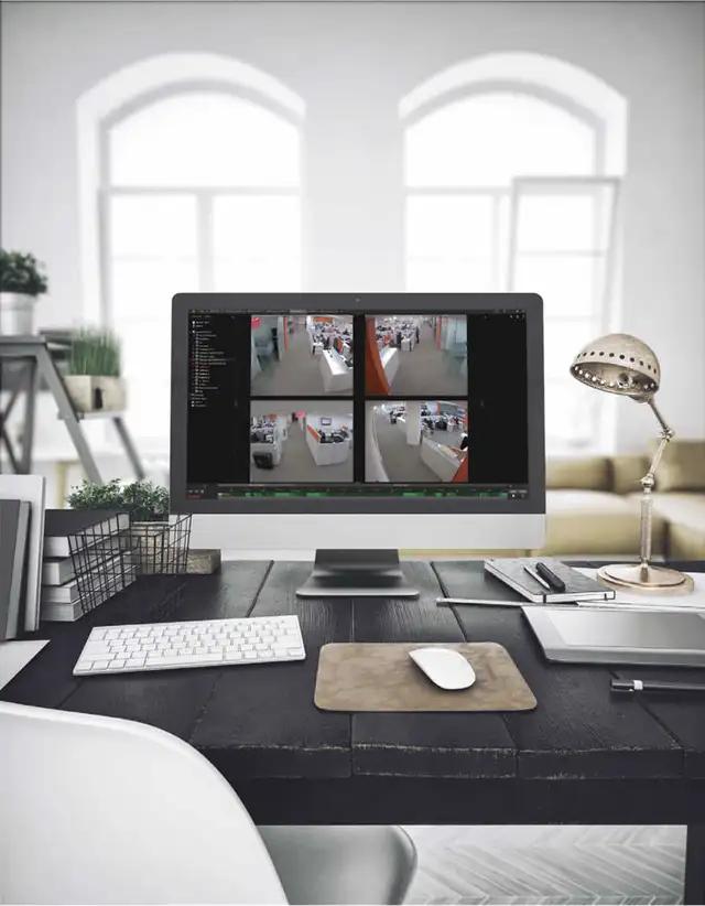 Remote Monitoring Security Camera Setup & Alarm System - Photo 4