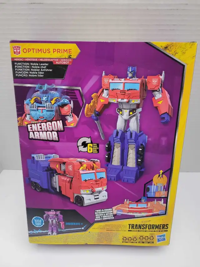 Transformers Optimus Prime Cyberverse Adventures NEW - Photo 2