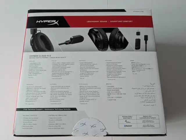 HyperX Cloud III S Wireless Gaming Headset New Sealed - Photo 2