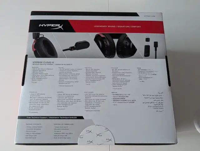 HyperX Cloud III Wireless Gaming Headset New Sealed - Photo 2