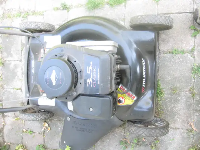 21 INCH CUT MURRAY PUSH LAWN MOWER 3.5 H/P CLASSIC BRIGGS ENGINE - Photo 3
