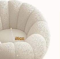 Brand New Pumpkin Swivel Accent Chair with Ottoman Special $299 - Photo 9