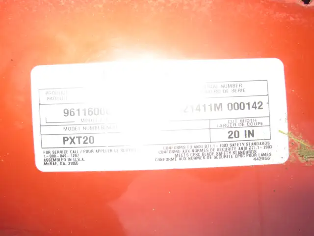 POULAN 20' PUSH LAWN MOWER BRIGGS 4.5 H/P STARTS RUNS GREAT - Photo 5